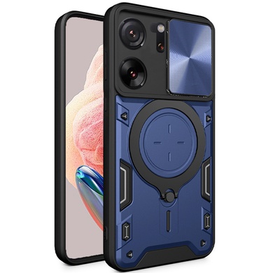 Ударопрочный чехол Bracket case with Magnetic для Xiaomi 13T / 13T Pro Blue