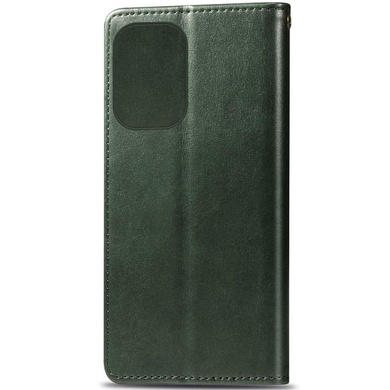 Кожаный чехол книжка GETMAN Gallant (PU) для Xiaomi Redmi 13C / Poco C65 Зеленый