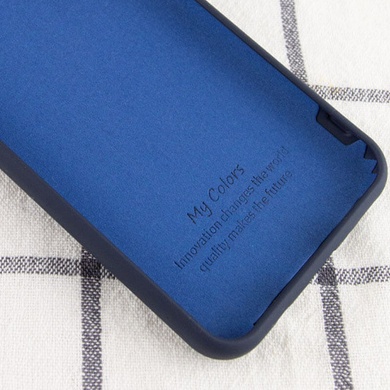 Чехол Silicone Cover My Color Full Protective (A) для Samsung Galaxy A10s Синий / Midnight Blue
