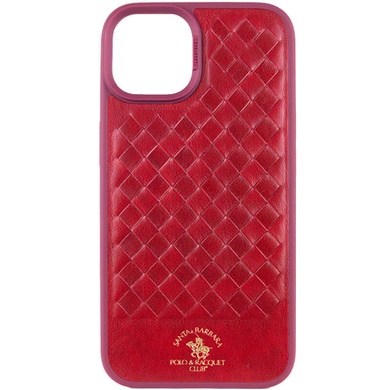 Кожаный чехол Polo Santa Barbara для Apple iPhone 14 Plus (6.7") Red