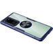 TPU+PC чохол Deen CrystalRing for Magnet (opp) для Samsung Galaxy S20 Ultra, Бесцветный / Синий