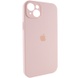 Чехол Silicone Case Full Camera Protective (AA) для Apple iPhone 15 (6.1") Розовый / Pink Sand