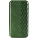 Шкіряний чохол книжка GETMAN Cubic (PU) для Samsung Galaxy A12 / M12, Зелений