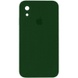 Чохол Silicone Case Square Full Camera Protective (AA) для Apple iPhone XR (6.1"), Зелений / Army green