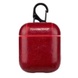 Кожаный футляр Leather series для наушников AirPods Красный