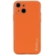 Кожаный чехол Xshield для Apple iPhone 14 Plus (6.7") Оранжевый / Apricot