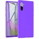 Чохол Silicone Cover Full Protective (AA) для Samsung Galaxy Note 10, Фіолетовий / Purple
