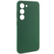 Чохол Silicone Cover Lakshmi Full Camera (AAA) для Samsung Galaxy S24 FE, Зелений / Cyprus Green