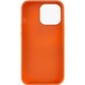 TPU чехол Bonbon Metal Style для Apple iPhone 14 Pro (6.1") Оранжевый / Papaya