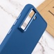 TPU чехол Bonbon Metal Style для Samsung Galaxy S23+ Синий / Denim Blue