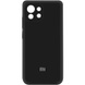 Чехол Silicone Cover My Color Full Camera (A) для Xiaomi Mi 11 Lite Черный / Black