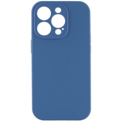 Чохол Silicone Case Full Camera Protective (AA) NO LOGO для Apple iPhone 15 Pro (6.1"), Синий / Blue Jay