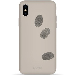 Чехол Pump Silicone Minimalistic для Apple iPhone X / XS (5.8") Fingerprints