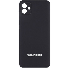 Чехол Silicone Cover Full Camera (AA) для Samsung Galaxy A04 Черный / Black