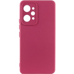 Чохол Silicone Cover Lakshmi Full Camera (AAA) для Xiaomi Redmi 12, Бордовый / Plum