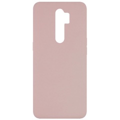 Чехол Silicone Cover Full without Logo (A) для Oppo A5 (2020) / Oppo A9 (2020) Розовый / Pink Sand