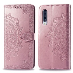 Кожаный чехол (книжка) Art Case с визитницей для Samsung Galaxy A50 (A505F) / A50s / A30s Розовый