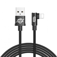 Дата кабель Baseus MVP Elbow L-образне підкючення USB to Lightning 1.5A (2m) (CALMVP-A), Чорний