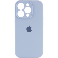 Чохол Silicone Case Full Camera Protective (AA) для Apple iPhone 15 Pro (6.1"), Блакитний / Lilac Blue