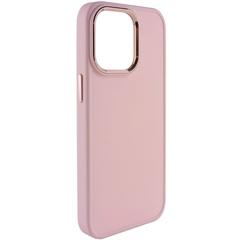 TPU чохол Bonbon Metal Style для Apple iPhone 14 Pro (6.1"), Рожевий / Light pink