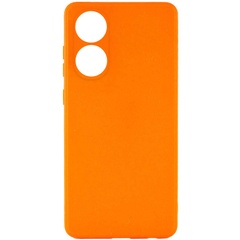 Силиконовый чехол Candy Full Camera для Oppo A98 Оранжевый / Light Orange
