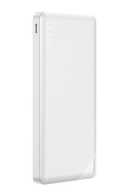 Портативное зарядное устройство Power Bank Baseus Mini Cu 10000 mAh Белый