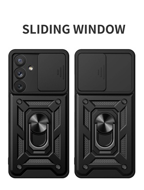 Удароміцний чохол Camshield Serge Ring для Samsung Galaxy A54 5G, Чорний