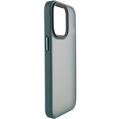 TPU+PC чехол Metal Buttons для Apple iPhone 15 Plus (6.7") Зеленый