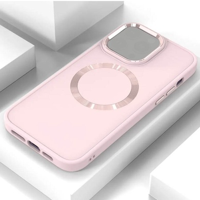 TPU чехол Bonbon Metal Style with MagSafe для Apple iPhone 14 Plus (6.7") Розовый / Light Pink