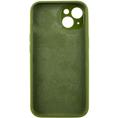 Чохол Silicone Case Full Camera Protective (AA) NO LOGO для Apple iPhone 15 Plus (6.7"), Зеленый / Dark Olive