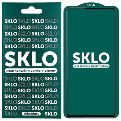 Защитное стекло SKLO 5D для Samsung Galaxy A72 4G / A72 5G Черный