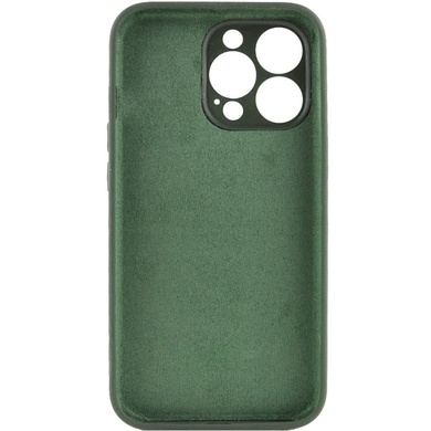 Чохол Silicone Case Full Camera Protective (AA) NO LOGO для Apple iPhone 14 Pro (6.1"), Зелений / Cyprus Green