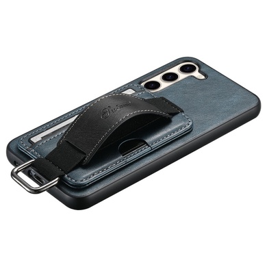 Шкіряний чохол Wallet case and straps для Samsung Galaxy A24 4G, Синій / Blue