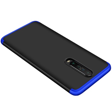 Пластиковая накладка GKK LikGus 360 градусов (opp) для Xiaomi Redmi K30 / Poco X2 Черный / Синий