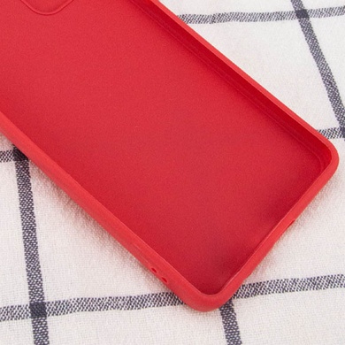 Силиконовый чехол Candy Full Camera для Xiaomi Redmi Note 12S Красный / Camellia