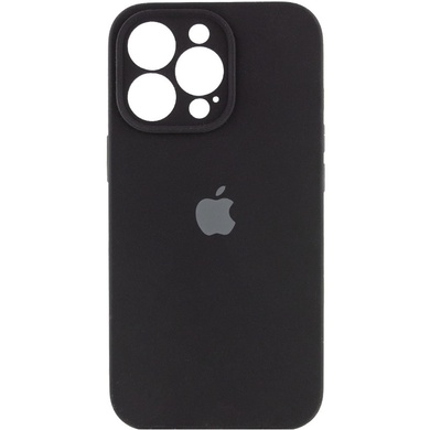 Чехол Silicone Case Full Camera Protective (AA) для Apple iPhone 14 Pro Max (6.7") Черный / Black