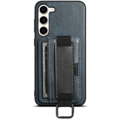 Шкіряний чохол Wallet case and straps для Samsung Galaxy A24 4G, Синій / Blue