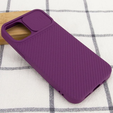 Чехол Camshield Square TPU со шторкой для камеры для Apple iPhone 11 Pro Max (6.5") Фиолетовый