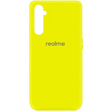 Чехол Silicone Cover My Color Full Protective (A) для Realme 6 Желтый / Flash