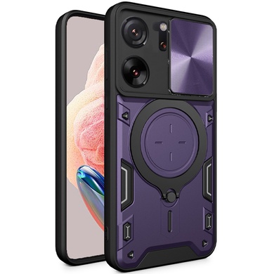Ударопрочный чехол Bracket case with Magnetic для Xiaomi 13T / 13T Pro Purple