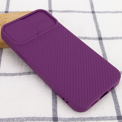 Чехол Camshield Square TPU со шторкой для камеры для Apple iPhone 11 Pro Max (6.5") Фиолетовый