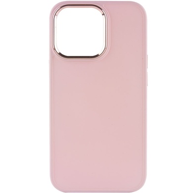 TPU чохол Bonbon Metal Style для Apple iPhone 14 Pro (6.1"), Рожевий / Light pink