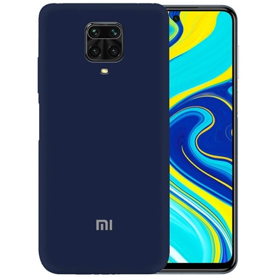 Чохол Silicone Cover My Color Full Protective (A) для Xiaomi Redmi Note 9s / Note 9 Pro / Note 9 Pro Max, Синій / Midnight Blue
