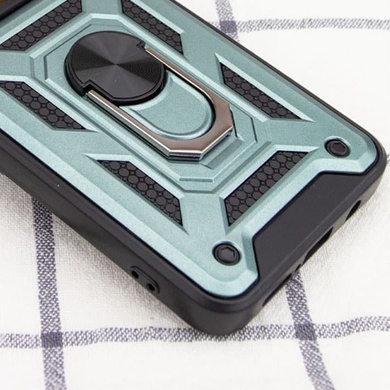 Ударопрочный чехол Camshield Serge Ring для Xiaomi Redmi Note 9s / Note 9 Pro / 9 Pro Max Зеленый