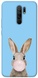 TPU чехол Кролик для Xiaomi Redmi 9, Голубой