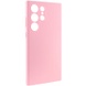 Чехол Silicone Cover Lakshmi Full Camera (AAA) для Samsung Galaxy S24 Ultra Розовый / Light pink
