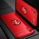TPU чехол Deen ColorRing под магнитный держатель (opp) для Xiaomi Redmi 9A Красный / Красный