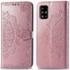 Кожаный чехол (книжка) Art Case с визитницей для Samsung Galaxy A51 Розовый