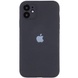 Чохол Silicone Case Full Camera Protective (AA) для Apple iPhone 12 (6.1"), Серый / Dark Gray
