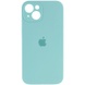 Чехол Silicone Case Full Camera Protective (AA) для Apple iPhone 15 (6.1") Бирюзовый / Marine Green